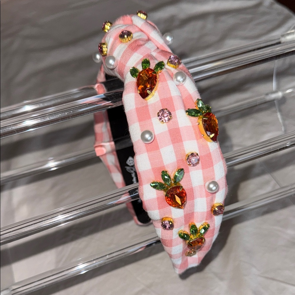 Brianna Cannon Gingham Carrot Headband